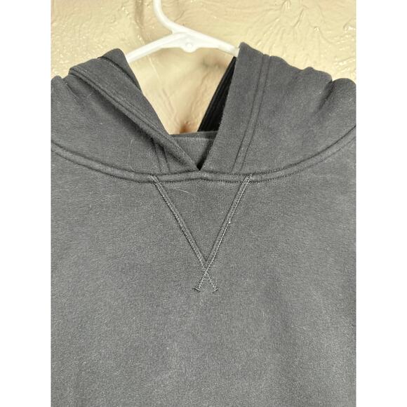 Lululemon All Yours Hoodie Black Fleece Fabric Kangaroo Pocket Size X-Small - Picture 2 of 5